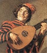 HALS, Frans Buffoon Playing a Lute china oil painting artist